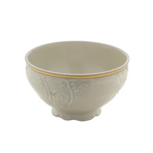 Miseczka niska porcelanowa Bernadotte Ivory Gold 180/360 ml