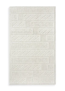 Dywan 60x100 cm kremowy nowoczesny przecierany PORTO1 Eurofirany