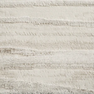 Dywan 60x100 cm beżowo-biały wypukły falowany NOVA5 Eurofirany