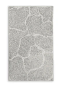 Dywan 60x100 cm srebrny nowoczesny geometryczny ALBA5 Eurofirany