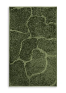 Dywan 60x100 cm oliwkowy nowoczesny geometryczny ALBA6 Eurofirany