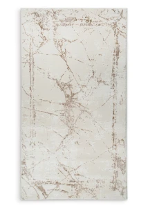 Dywan 80x150 cm jasnoszary-beżowy abstrakcyjny nowoczesny ASIA2 Eurofirany
