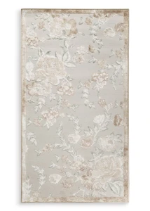 Dywan 80x150 cm beżowo-kremowy kwiatowy IMPRESIVE2 Eurofirany