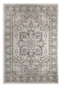 Dywan 80x150 cm kremowo-beżowy klasyczny vintage ELORA3 Eurofirany