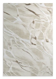 Dywan 80x150 cm beżowy abstrakcyjny nowoczesny MILAN4 Eurofirany