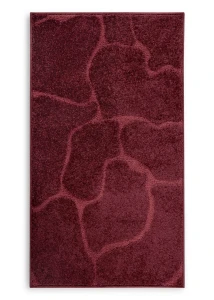 Dywan 80x150 cm bordowy nowoczesny geometryczny ALBA4 Eurofirany