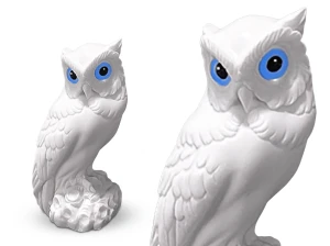 Figurka sowa 15 cm – symbol Ateny grecki alabaster