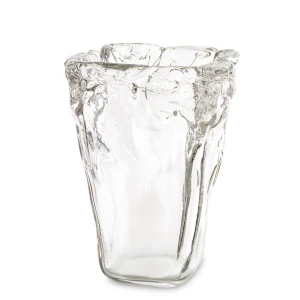 Szklany wazon transparentny 22 × 15 × 15 cm