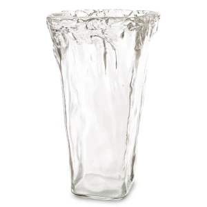 Wazon szklany transparentny 30 × 17 × 17 cm