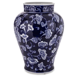 Wazon dekoracyjny ceramiczny wielokolorowy 33 × 23 × 23 cm