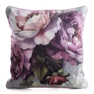 Poszewka dekoracyjna Velvet 212 różowa 45 x 45 cm