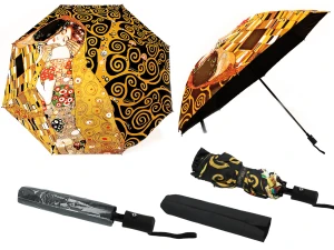 Parasol automatyczny składany CARMANI Gustav Klimt Pocałunek Drzewo Życia