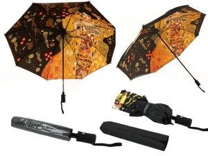 Parasol składany automatyczny CARMANI Gustav Klimt Adela 100 cm