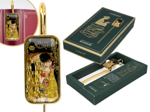 Metalowa zakładka do książki Gustav Klimt „Pocałunek” Carmani