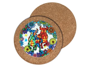 Ceramiczna podstawka dekoracyjna 19,5 cm pod garnki i doniczki