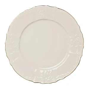 Talerz obiadowy płaski Bernadotte Ivory Gold 27 cm