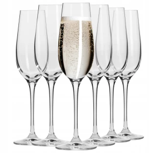 Kieliszki do szampana Harmony KROSNO 6 szt 180 ml zestaw komplet