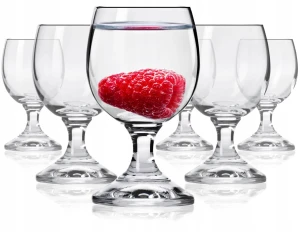 Kieliszki do wódki Balance KROSNO 6szt 40/45ml na niskiej nóżce basic