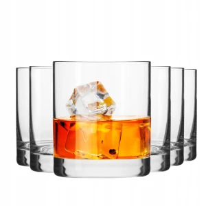 Szklanki do whisky KROSNO Basic z grubym dnem zestaw komplet 6 szt 250 ml
