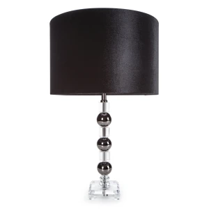Lampa stołowa NIKOL czarna, Ø40 × 63 cm, 1 × E27