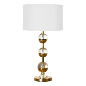 Lampa stołowa dekoracyjna Alison, złota, Ø36 x 66 cm E27