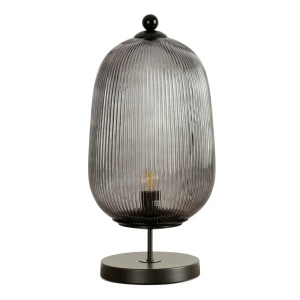 Lampa stołowa dekoracyjna RUTH grafitowa, 23 x 46 cm