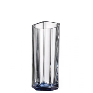 Bohemia Wazon kryształowy Bazalt Blue Bottom niebieski 30 cm