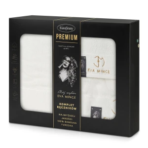 Komplet ręczników GAJA 3 szt. 100% bawełna 550 g/m² kremowy