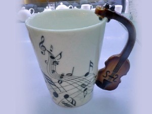 Kubek muzyczny - skrzypce