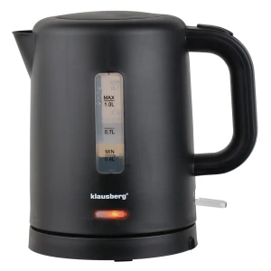 Czajnik elektryczny, turystyczny, czarny, 1,0L, Klausberg, KB-9046