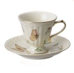 Villa Italia LEDA IVORY Filiżanka ze spodkiem 200 ml 5901568380922