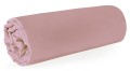 Prześcieradło PRZE/1/NOVA/PUDE o szerokości 180 cm i długości 210 cm, kolor PUDROWY. Gramatura: 125 GSM. Skład: 100% bawełna makosatyna