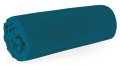 Prześcieradło PRZE/1/NOVA/TURK o szerokości 180 cm i długości 210 cm, kolor TURKUSOWY. Gramatura: 125 GSM. Skład: 100% bawełna makosatyna