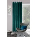 Zasłona Gotowa ZAS/VILLA/C.TURK o szerokości 140 cm i długości 250 cm, kolor CIEMNY TURKUSOWY. Gramatura: 290 GSM. Skład: 100% poliester