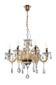 Lampa Dekoracyjna GLITTER 70 X 52-115 cm złoty 5900811473862 , kolor ZŁOTY. Skład: chrom + kryształ k9 + szkło