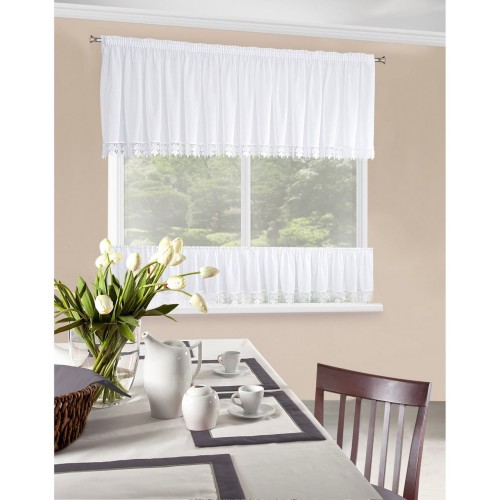 FIRANA/DAGMARA-2 o szerokości 400 cm i długości 65 cm, kolor KREMOWY. Skład: 100%poliester 5900811972112