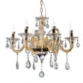 Lampa Dekoracyjna GLITTER 70 X 52-115 cm złoty 5900811473862 01
