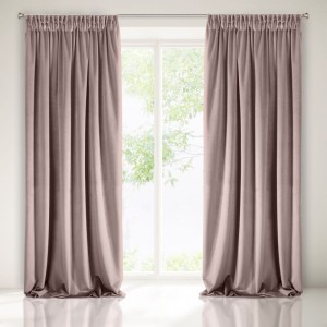 Zasłona gotowa Villa pudrowa 140 x 270 cm Eurofirany