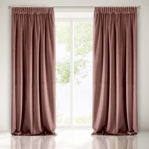  Zasłona gotowa Villa ciemny róż 140 x 270 cm Eurofirany