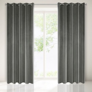 Zasłona gotowa Villa ciemna zieleń 140 x 250 cm Eurofirany