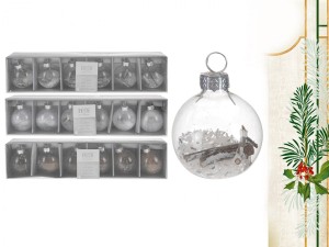 Kpl. 6szt wizytownik bombkai (mix 3 wzorów)