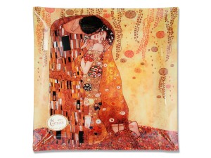 Talerz dekoracyjny - G.Klimt - The Kiss 30x30cm