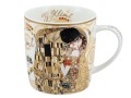 Kubek w puszce - G. Klimt. Pocałunek - kremowe tło (CARMANI) 5907580060798