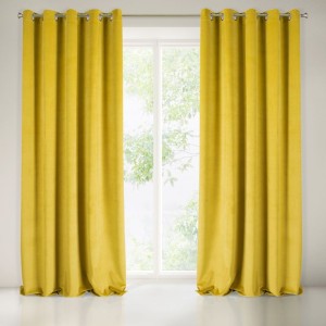 Zasłona gotowa Villa musztardowa 140 x 250 cm Eurofirany