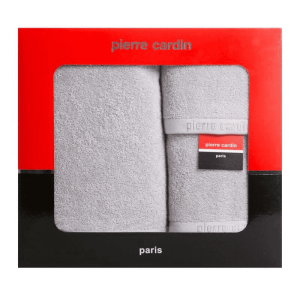 Pierre Cardin Komplet 3 ręczników Evi srebrny