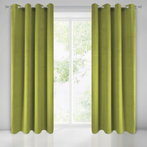 Zasłona gotowa Pierre 140 x 250 cm Oliwkowa