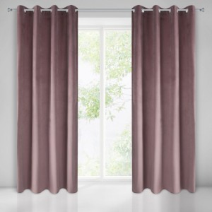 Zasłona gotowa Pierre 140 x 250 cm Pudrowa