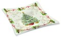 Świąteczna patera szklana 13 x 13 cm CHRISTMAS TREE 8001544101705