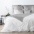 Komplet pościeli NOVA 3 satyna 180 x 200 biały srebrny 5900811862468