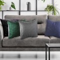 Poszewka Viki 40 x 40 cm stalowy różowy 5900811887355